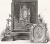 BELGIUM. Gifts from Troops to Burdett Coutts 1868 old antique print picture