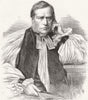 HEREFORD. Right Rev Dr Atlay, Bishop of 1868 old antique vintage print picture