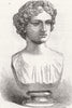 DECORATIVE. The May Queen, by J Durham 1868 old antique vintage print picture
