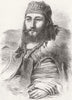 MILITARIA. Capt Speedy 1868 old antique vintage print picture