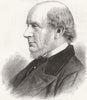 USA. Adams, American Minister to Gt Britain 1868 old antique print picture
