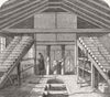 LONDON. Fish-rearing house, Twickenham 1864 old antique vintage print picture