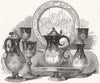 DECORATIVE. St James's communion-plate 1853 old antique vintage print picture