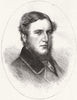 POLITICS. Earl Beauchamp 1867 old antique vintage print picture