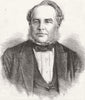 YORKS. Sir John Brown, of Sheffield 1867 old antique vintage print picture