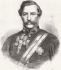 MILITARIA. General Robert Napier, Abyssinia leader 1867 old antique print