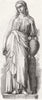 PRETTY LADIES. Rebecca 1867 old antique vintage print picture