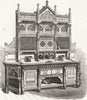 NETHERLANDS. Sideboard by Holland 1867 old antique vintage print picture