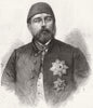 EGYPT. Ismail Pacha, viceroy of 1867 old antique vintage print picture