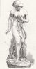 NUDES. Musidora 1868 old antique vintage print picture