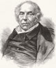 PORTRAITS. Berryer, French advocate & statesman 1868 old antique print picture