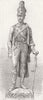 WALES. Marquis of Anglesey statue(Noble, Sculptor) 1860 old antique print
