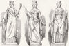 SOMT HOUSE. Wing Statues, Inland revenue office 1856 old antique print picture