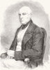 DIPLOMATS. Count De Chreptowitch, Russian Ambassador 1856 old antique print
