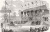FRANCE. Laying keystone, Workers Asylum, Vincennes 1855 old antique print
