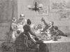 FAMILY. Grandpapa's Christmas Hamper 1848 old antique vintage print picture