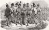 HUNGARY. Magyar; Magnate; Hussar; Grenadier; fusilier 1848 old antique print