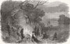 SOCIETY. Guy Fawkes 1848 old antique vintage print picture