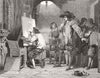 FINE ARTS. Sebastian Gomez found by Murillo working 1848 old antique print