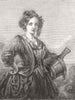 PRETTY LADIES. Lily of St Leonard's 1848 old antique vintage print picture