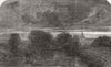 LANDSCAPES. Evening-Sunset after storm 1847 old antique vintage print picture