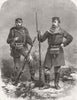 DENMARK. Danish infantry soldiers 1864 antique vintage print picture