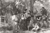 ROMANCE. Love's labour's lost 1856 old antique vintage print picture
