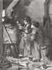 RABBITS. The dead rabbit 1857 old antique vintage print picture