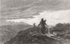 FAMILIES. Going Home 1869 old antique vintage print picture