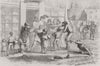 ITALY. A Pastrycook's shop at Naples 1859 old antique vintage print picture