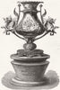JAPAN. Farewell cup, 20th Regt, Yokohama 1867 old antique print picture