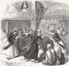 SYRIA. Easter Pastimes. Peasant girls dancing, circle 1860 old antique print