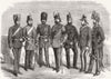 CANADA. Force, Montreal  1860 old antique vintage print picture