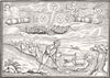 MINING. Digging for fallen meteor, 1628 1894 old antique vintage print picture