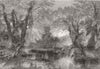 LONDON. Norbury 1860 old antique vintage print picture