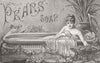 ADVERTS. Pears soap matchless for hand & complexion 1886 old antique print