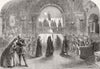 OPERA. Balfe. armourer of Nantes, Covent Garden 1863 old antique print picture