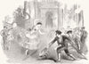 BALLET. Acalista, Her Majesty's Theatre 1857 old antique vintage print picture