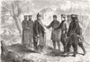 BELARUS. Sobek releasing Grunt, Barysaw 1863 old antique vintage print picture