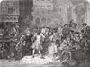 LONDON. South sea bubble, change-alley, 1720 1847 old antique print picture