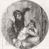 IRELAND. Fine arts. Irish courtship 1846 old antique vintage print picture
