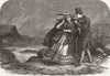 ROMANCE. Tetherham hairdresser Poppleton, Driver 1863 old antique print