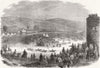 TURKEY. Horses races, Istanbul, Djendereh-Boghaz 1863 old antique print
