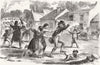 IRELAND. Chalk, Co Kilkenny  1859 old antique vintage print picture