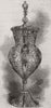 ST PETERSBURG. imperial Yacht club gold prize cup c1869 antique print