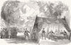 PARIS. Meyerbeer. L'Etoile du nord, L'Opera Comique 1854 old antique print