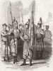 MILITARIA. War with China. Chinese troops 1857 old antique print picture