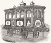 EGYPT. Summer railway carriage for viceroy of Egypt 1858 old antique print