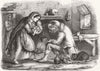 IRELAND. Irish Peasant customs. fairy doctor 1859 old antique print picture