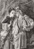 SHAKESPEARE. Rosalind & Celia(As you like it) 1862 old antique print picture